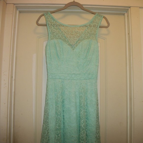 BALLETCORE LOVELY IN LIME LACE ROMANTIC DRESS 6 - Picture 2 of 6